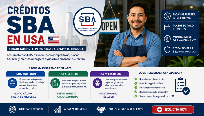Crédito SBA USA